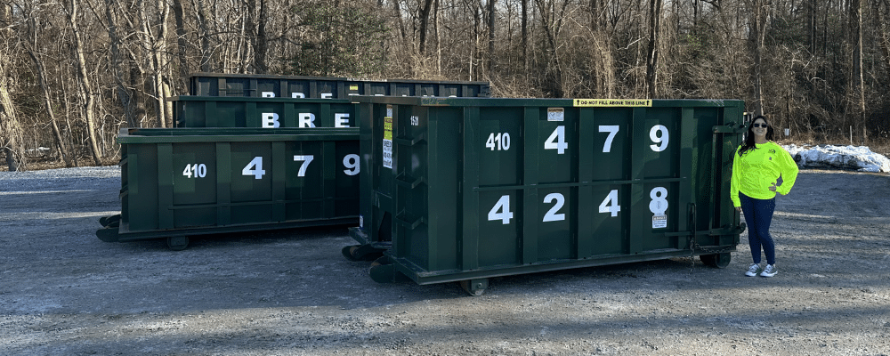 image of roll off dumpster for commercial use variety of sizes